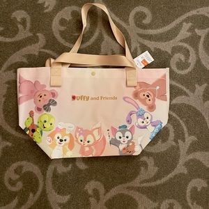 NWT Authentic Hong Kong Disneyland Duffy and Friends Reusable Tote Bag Large